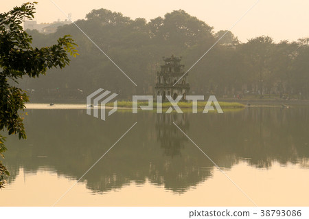 Hoan Kiem Lake and Turtle Tower Hoan Kiem Lake and Turtle Tower 38793086