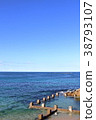 Outdoor sea water pool on Coogee Beach, Sydney, Australia 38793107