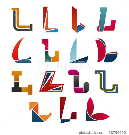 L letter vector icons template company brand name L letter vector icons template company brand name 38796630