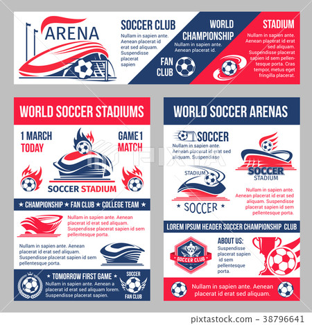 Vector soccer game championship posters template Vector soccer game championship posters template 38796641