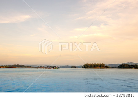 View of the dam. View of the dam. 38798815