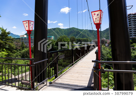 Nikko-shi, Tochigi Prefecture Kinu-Saiwa Large Suspension Bridge (June) 38799079