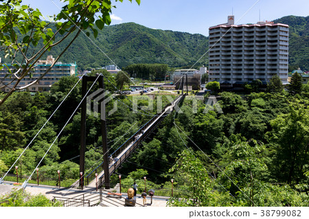 Nikko-shi, Tochigi Prefecture Kinu-Saiwa Large Suspension Bridge (June) Nikko-shi, Tochigi Prefecture Kinu-Saiwa Large Suspension Bridge (June) 38799082