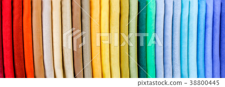 Rainbow clothes background Rainbow clothes background 38800445