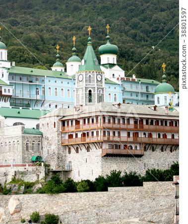 Saint Panteleymon's monastery on Mount Athos Saint Panteleymon's monastery on Mount Athos 38801597