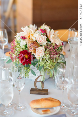 Autumn Wedding Floral Centerpiece Autumn Wedding Floral Centerpiece 38802158