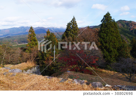[日本的100大城堡]岩村城堡從主圈周圍觀看 38802698