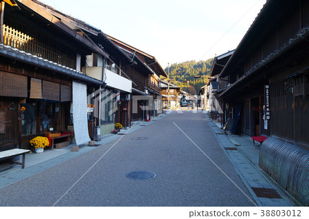 [Japan's 100 Great Castles] Iwamura Castle Castle town scenery (important traditional buildings preservation area) 38803012