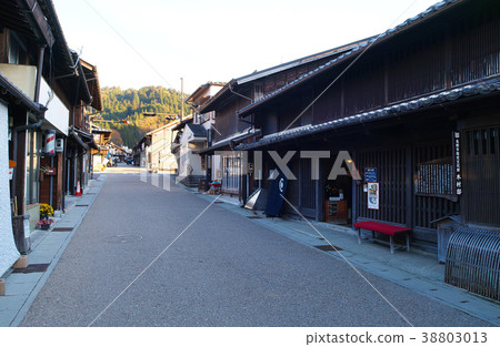 [Japan's 100 Great Castles] Iwamura Castle Castle town scenery (important traditional buildings preservation area) 38803013