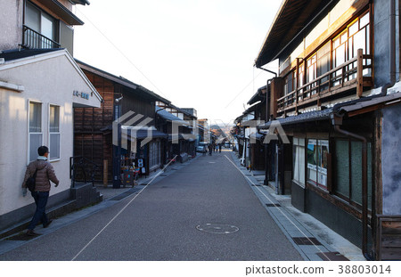 [Japan's 100 Great Castles] Iwamura Castle Castle town scenery (important traditional buildings preservation area) 38803014
