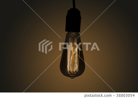 Vintage hanging Edison light bulb 38803054