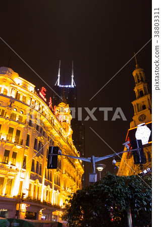 Nanjing East Road Night View (China-Shanghai) Nanjing East Road Night View (China-Shanghai) 38803311