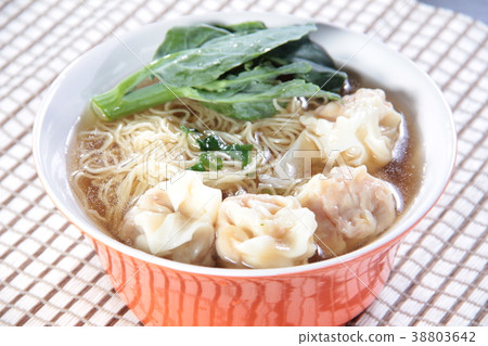 noodles with meat in soup noodles with meat in soup 38803642