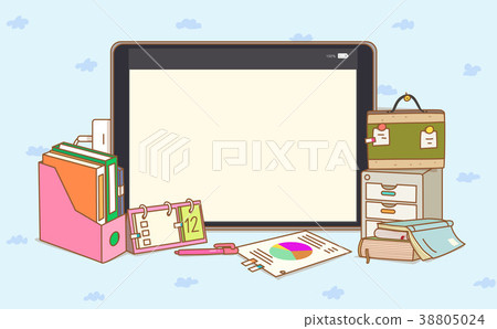 flat design with empty sheet note or board. blank white background illustration. 003 flat design with empty sheet note or board. blank white background illustration. 003 38805024