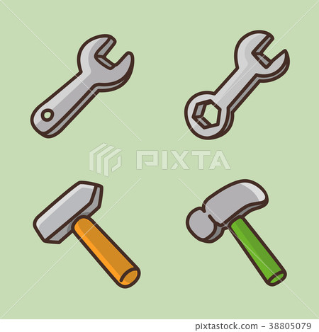 flat icons set - school objects and education items isolated on white background. 057 38805079