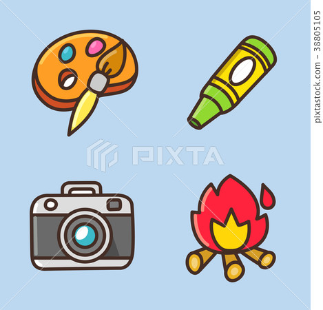 flat icons set - school objects and education items isolated on white background. 041 flat icons set - school objects and education items isolated on white background. 041 38805105