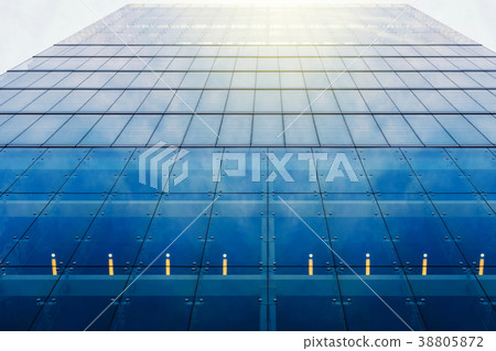 Modern business building glass of skyscrapers, Business concept of architecture 38805872