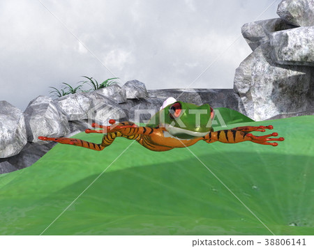 Parachute frog Parachute frog 38806141