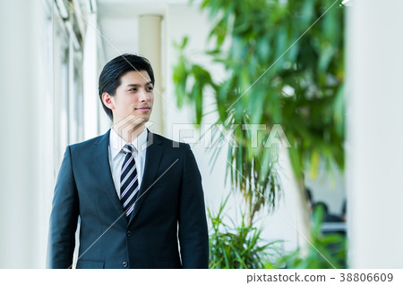 Businessman, office, suit 38806609