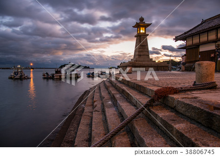 Hiroshima Prefecture Tonoura Tonight light Ship connection stone Tochigi 38806745