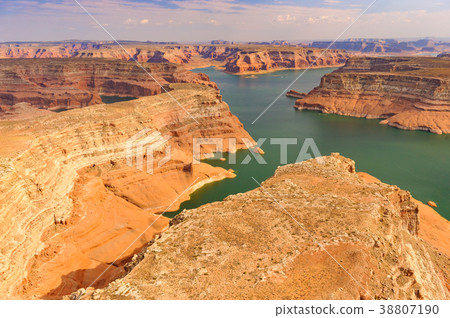 Lake Powell aerial view Lake Powell aerial view 38807190