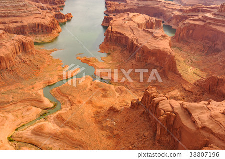 Lake Powell aerial view 38807196