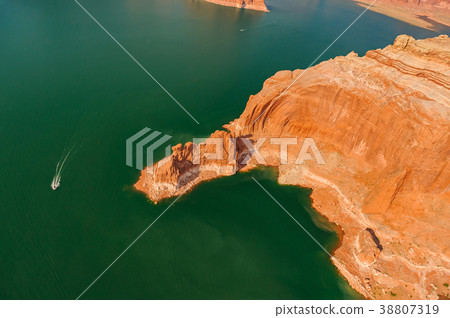 Lake Powell aerial view 38807319