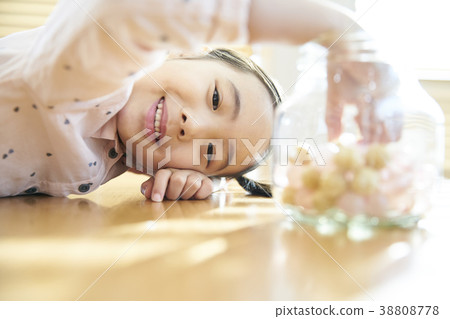 房子，生活，兒童，女孩，韓國 38808778