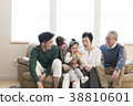 Image of a three generation family 38810601