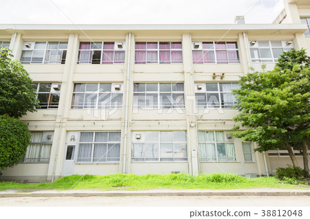 School days school building 38812048
