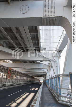Rainbow Bridge general road and sidewalk Rainbow Bridge general road and sidewalk 38812780