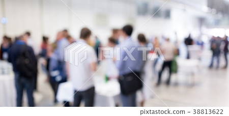 Blured image of businesspeople at coffee break at 38813622
