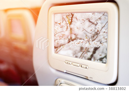 In flight entertainment seat back TV screens 38813802