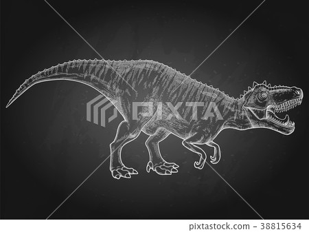 Realistic graphic dinosaur 38815634