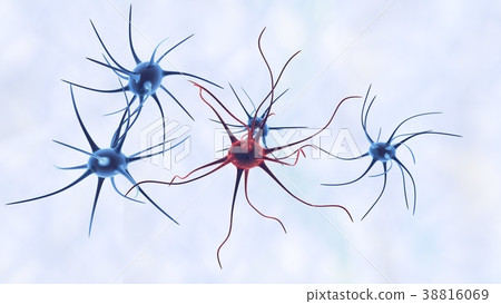 Science or medical background with molecules, 3d 38816069