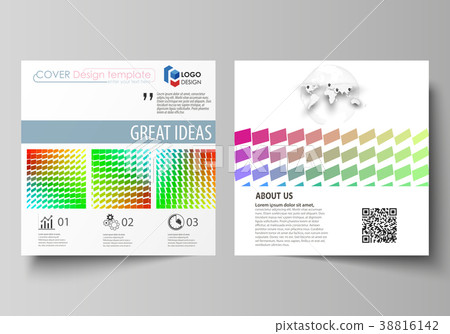Business templates for square design brochure 38816142