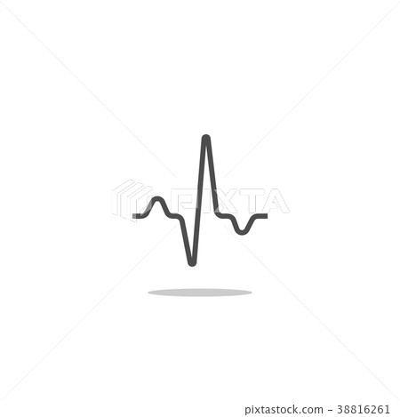 Simple sinusoidal line 38816261