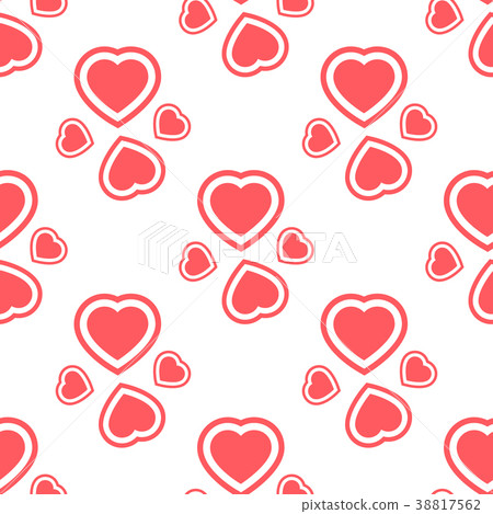 Seamless hearts shapes Seamless hearts shapes 38817562