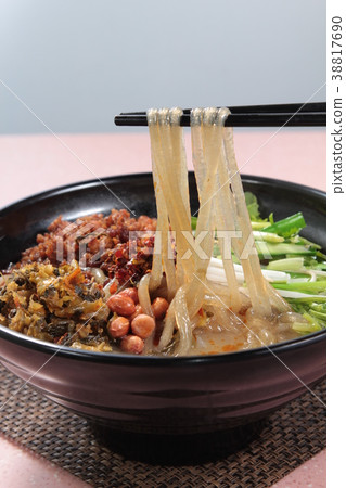 noodles with meat in soup noodles with meat in soup 38817690