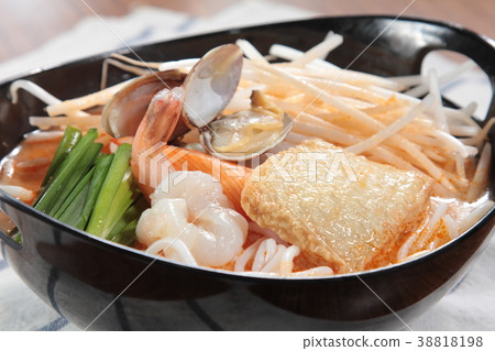 noodles with meat in soup noodles with meat in soup 38818198