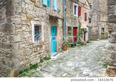 An ancient stone street. 38818676