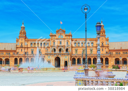 Square of the Spain is a square in the Maria Luisa Square of the Spain is a square in the Maria Luisa 38818984