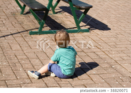 baby boy seat in ground baby boy seat in ground 38820071