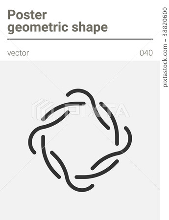 Poster minimal geometric vector shape Poster minimal geometric vector shape 38820600