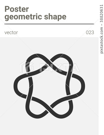 Poster minimal geometric vector shape  38820631