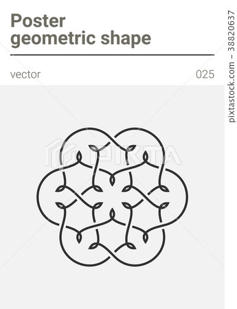 Poster minimal geometric vector shape Poster minimal geometric vector shape 38820637