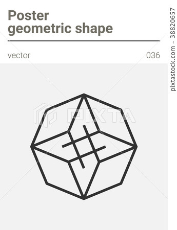 Poster minimal geometric vector shape Poster minimal geometric vector shape 38820657