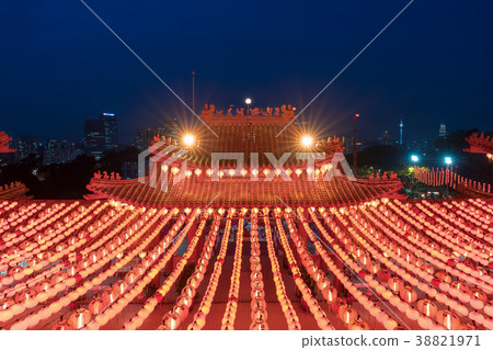 Thean Hou Temple in Kuala Lumpur, Malaysia. 38821971