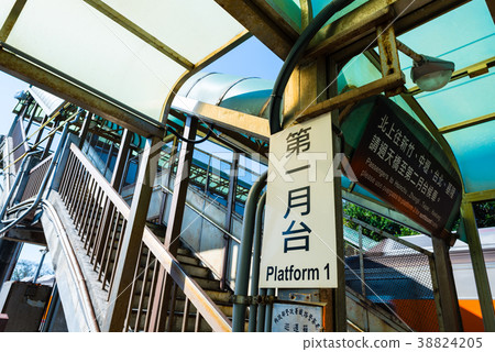 火車站月台火車月台Sakicho 火車站月台火車月台Sakicho 38824205