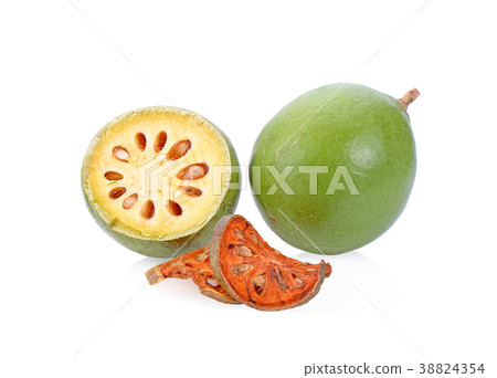 Bael fruit on white background 38824354